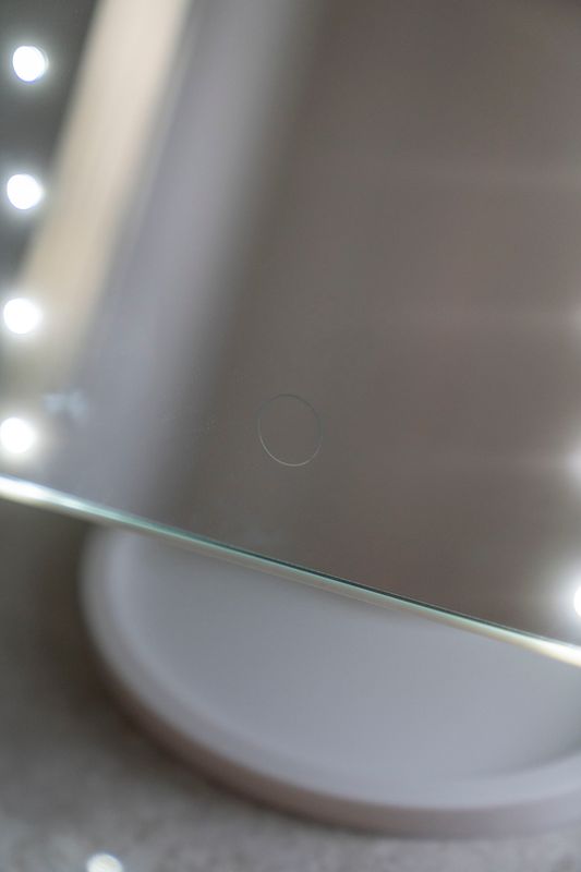 LED Sminkspegel Fyrkantad