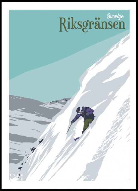 Hovedbilde Poster - Riksgränsen
