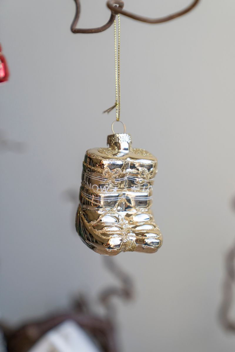 Julgranspynt - Slalompjäxa Guld