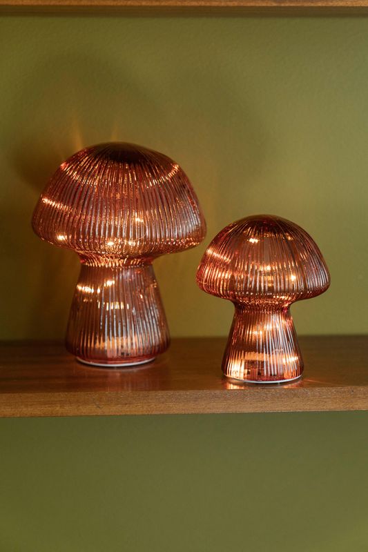 Svamp m/LED 12x15cm Röd