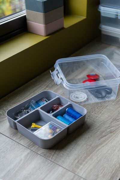 Huvudbild Förvaringslåda 26x24x11 - Grå