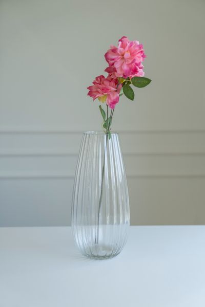 Huvudbild Konstgjord Blomma 66cm - Mörk Rosa