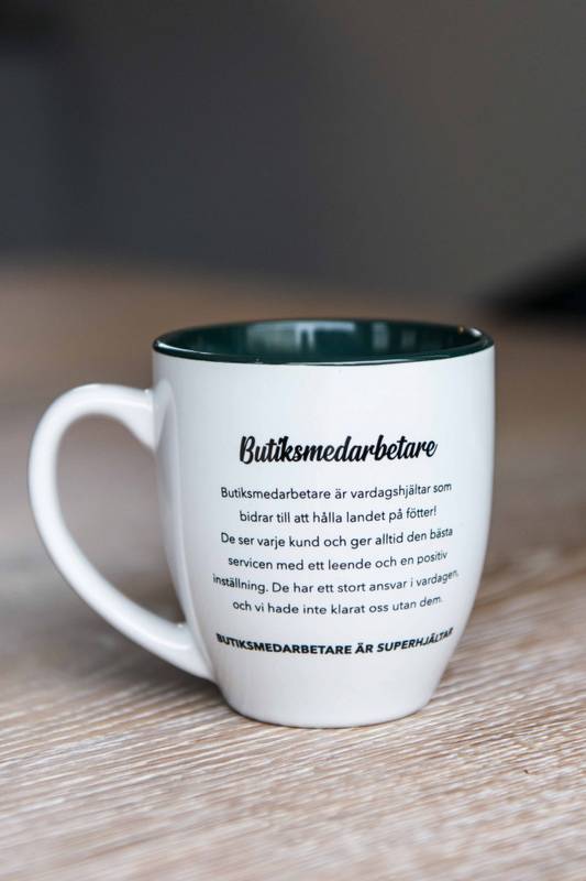 Kopp - Butiksmedarbetare SUPERHJÄLTE 20cl