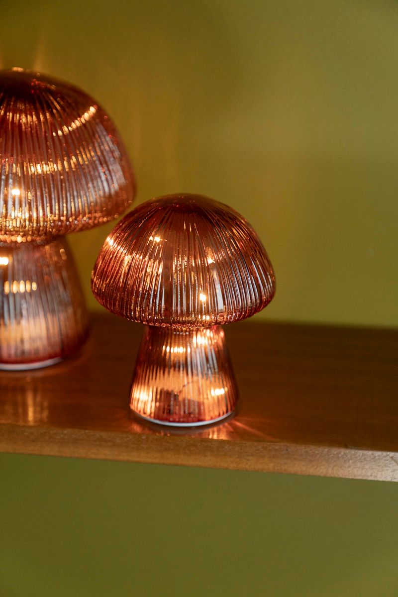 Svamp m/LED 12x15cm Röd