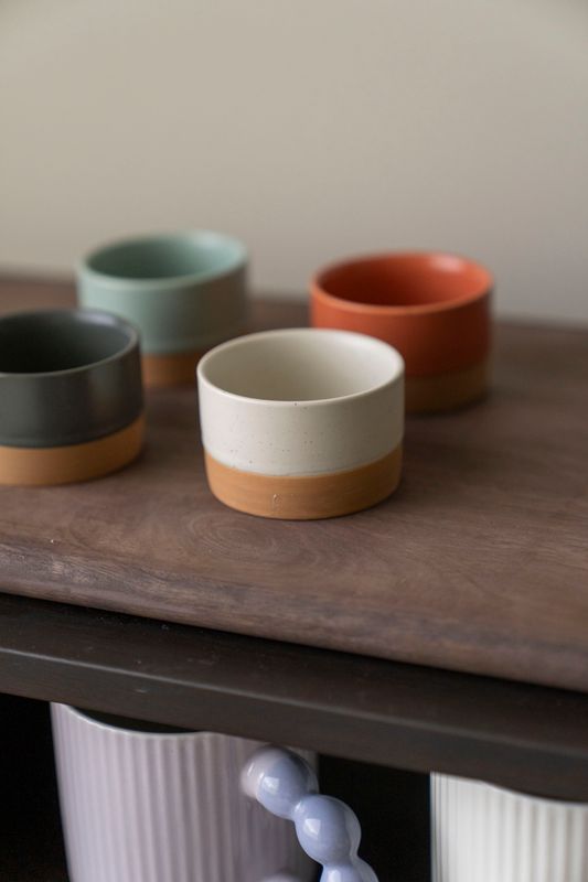 Keramikskålar  4-pack – 6,5x4cm