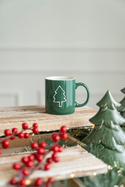 Huvudbild Kopp 340ml - Träd Grön