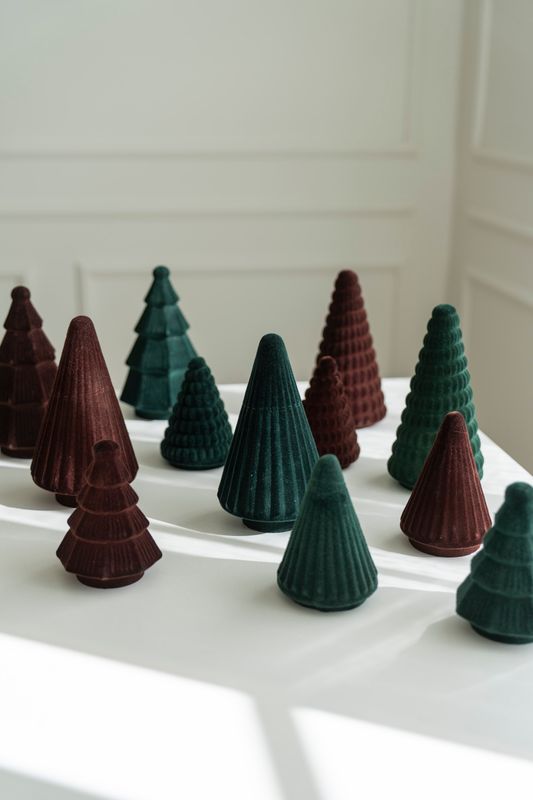 Glasträd 12cm Brun - Version 2