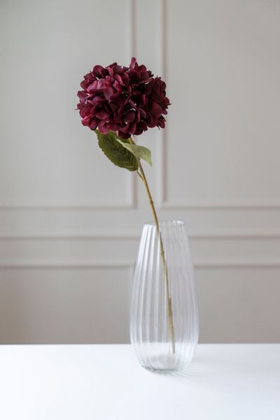 Huvudbild Konstgjord Blomma Hortensia 76cm - Burgunder
