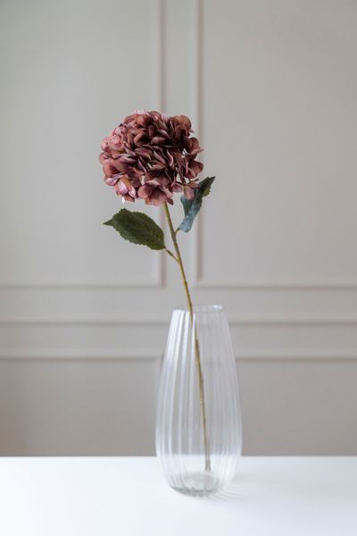 Huvudbild Konstgjord Blomma Hortensia 76cm - Mörk Rosa