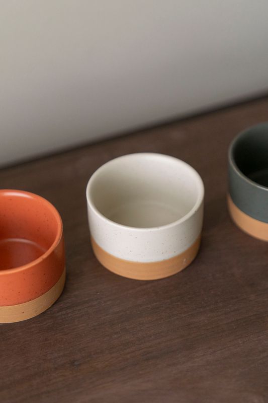 Keramikskålar  4-pack – 6,5x4cm