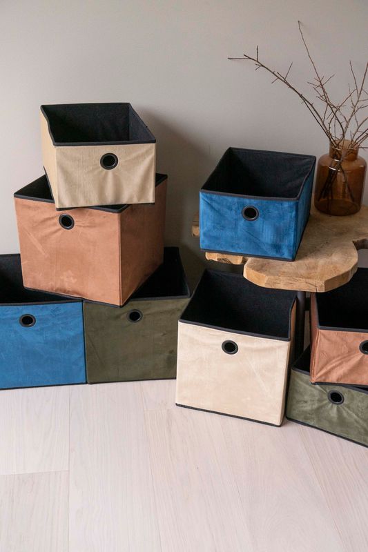 Förvaringslåda 30x30cm Beige
