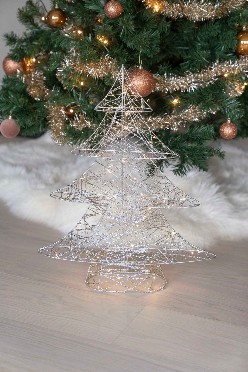 LED Träd 60cm Silver