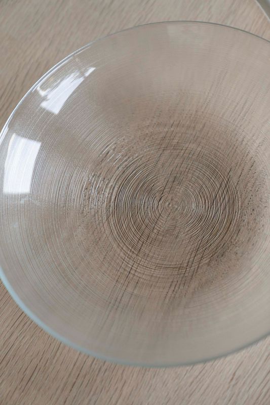 Glasskål 30cm Klar