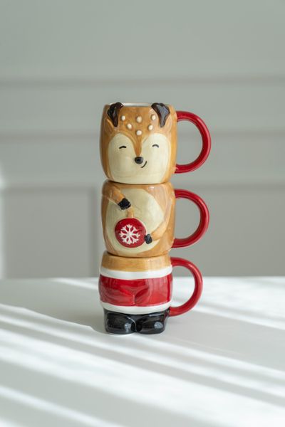 Huvudbild Xmas Kopp 3pk - Ren