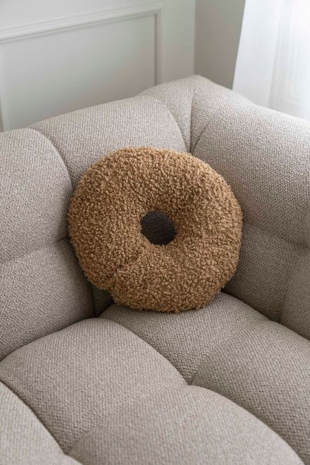 Hovedbilde Kudde Donut 43x30cm - Beige