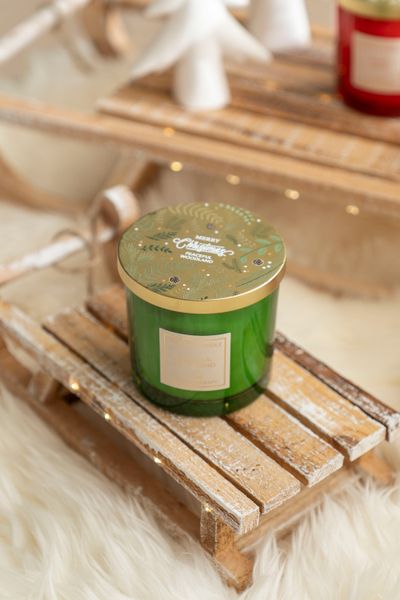 Huvudbild Doftljus 10x10cm - Peaceful Woodland