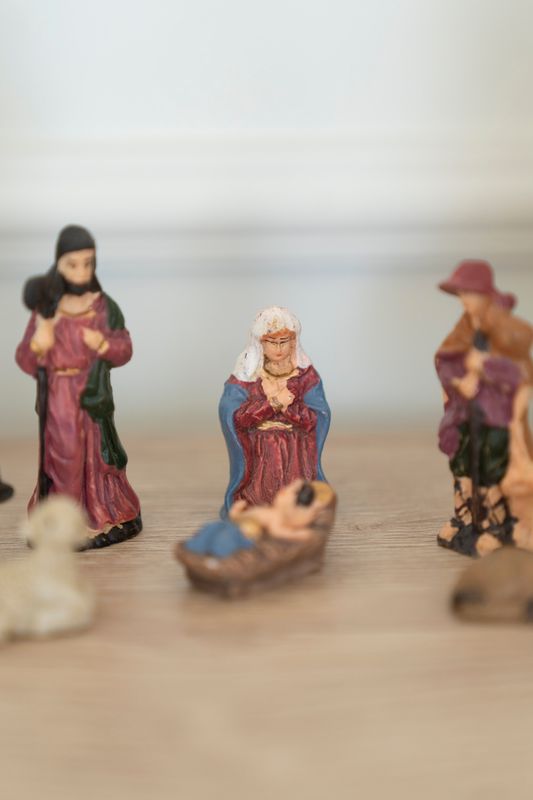 Julkrubba figurer 7pk