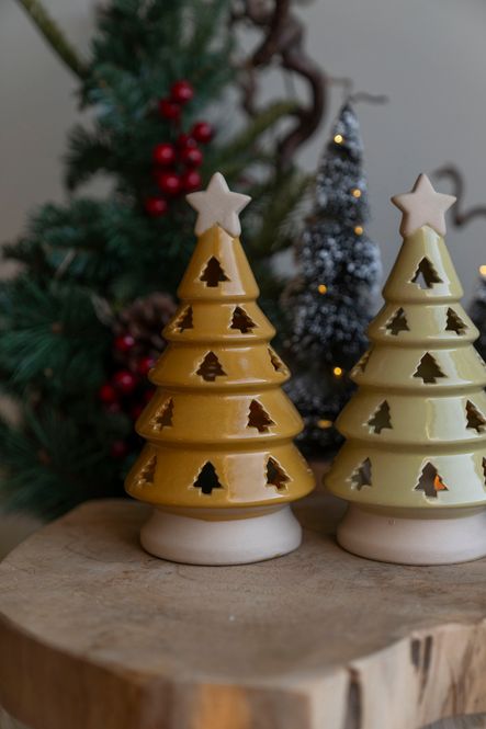 Hovedbilde Julgran 20cm - Gul