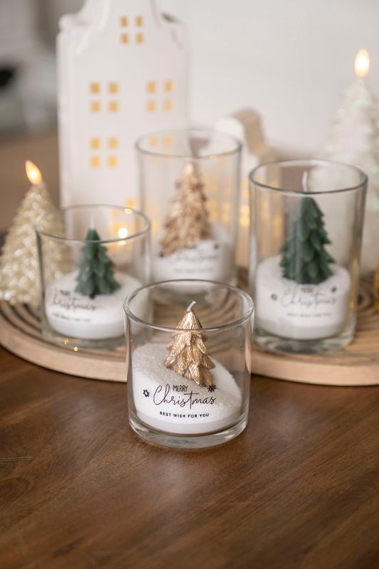 DIY Set – Julgransljus Guld Liten