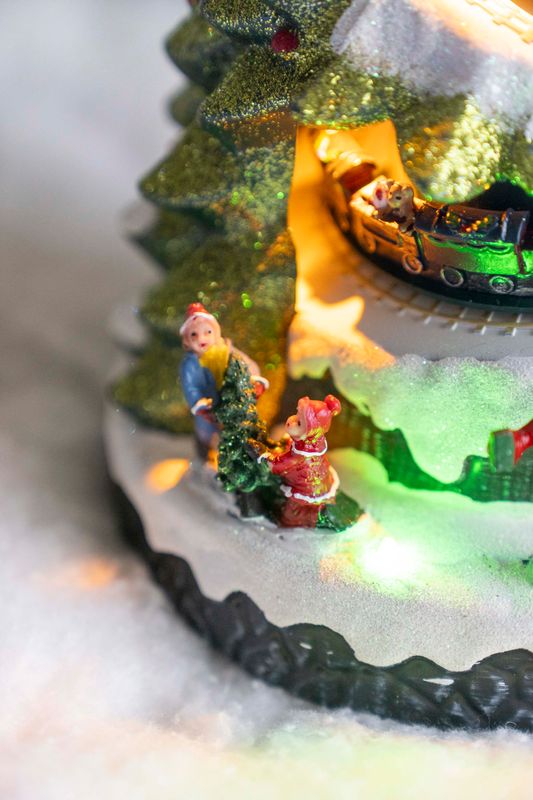 Julby – Julgran med tåg