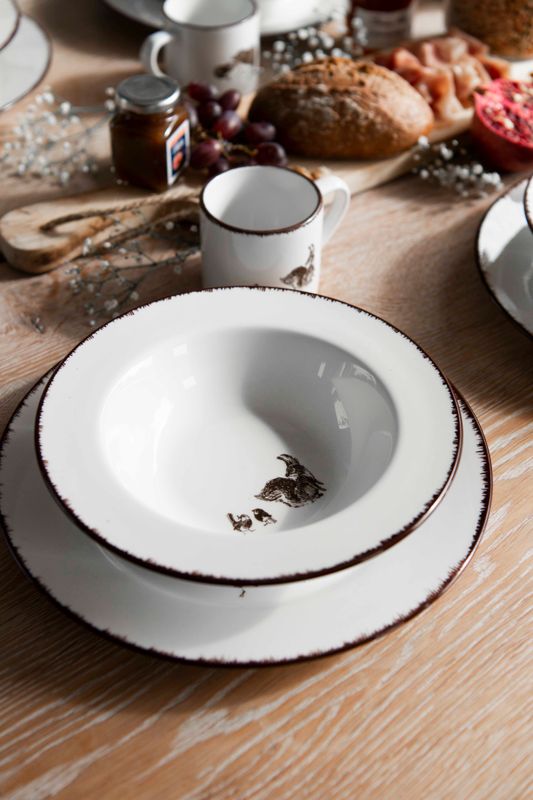 Vildmark Djup Tallrik 22cm Ekorre
