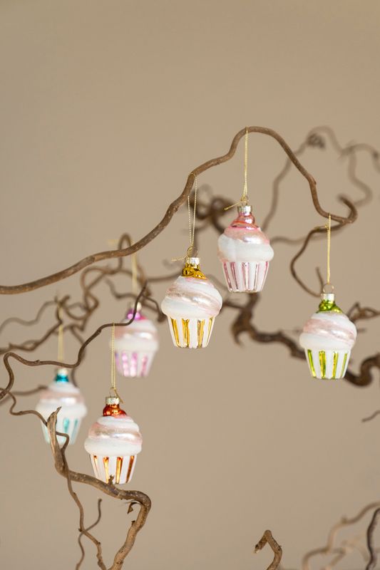 Julgranspynt - Cupcake Orange