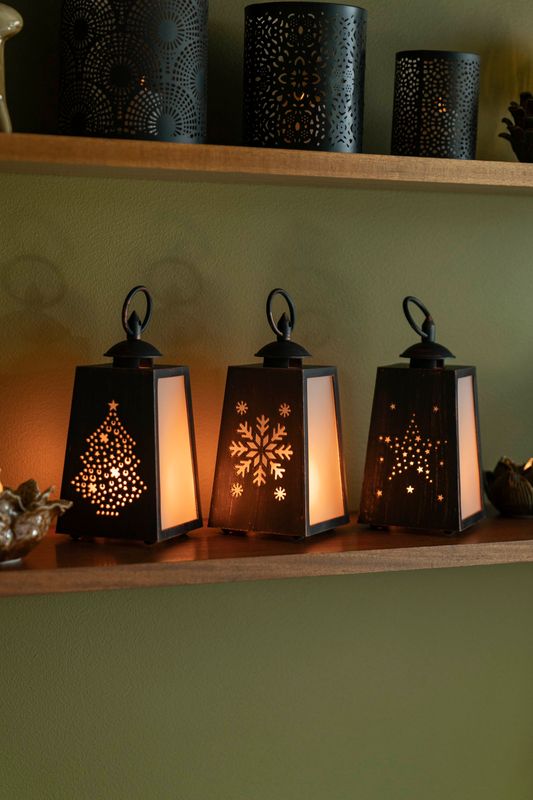 LED Lanterna 10x19cm - Stjärna