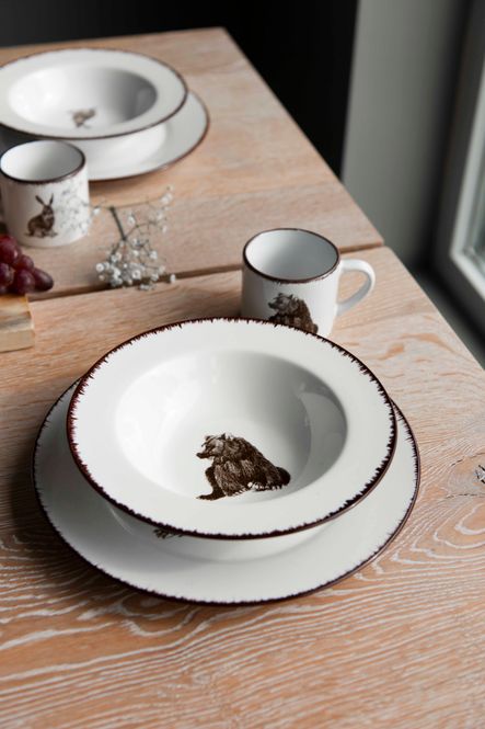 Hovedbilde Vildmark Djup Tallrik 22cm Björn