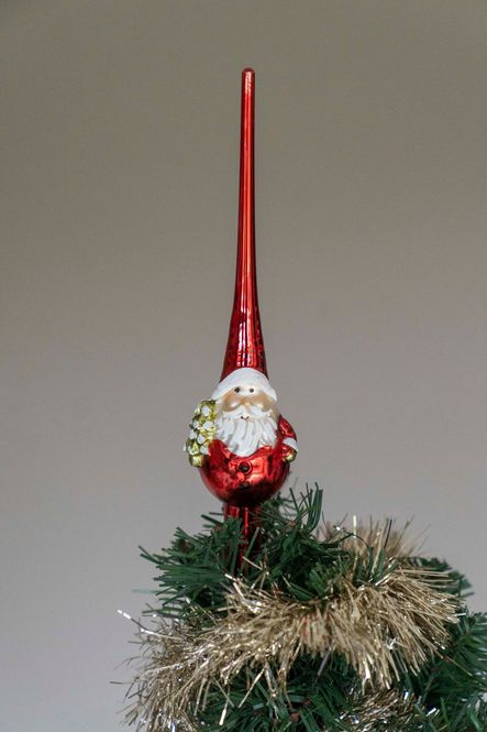 Huvudbild Trädtoppar - Röd Tomte 25cm